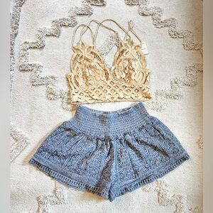 Free People Halter and Shorts